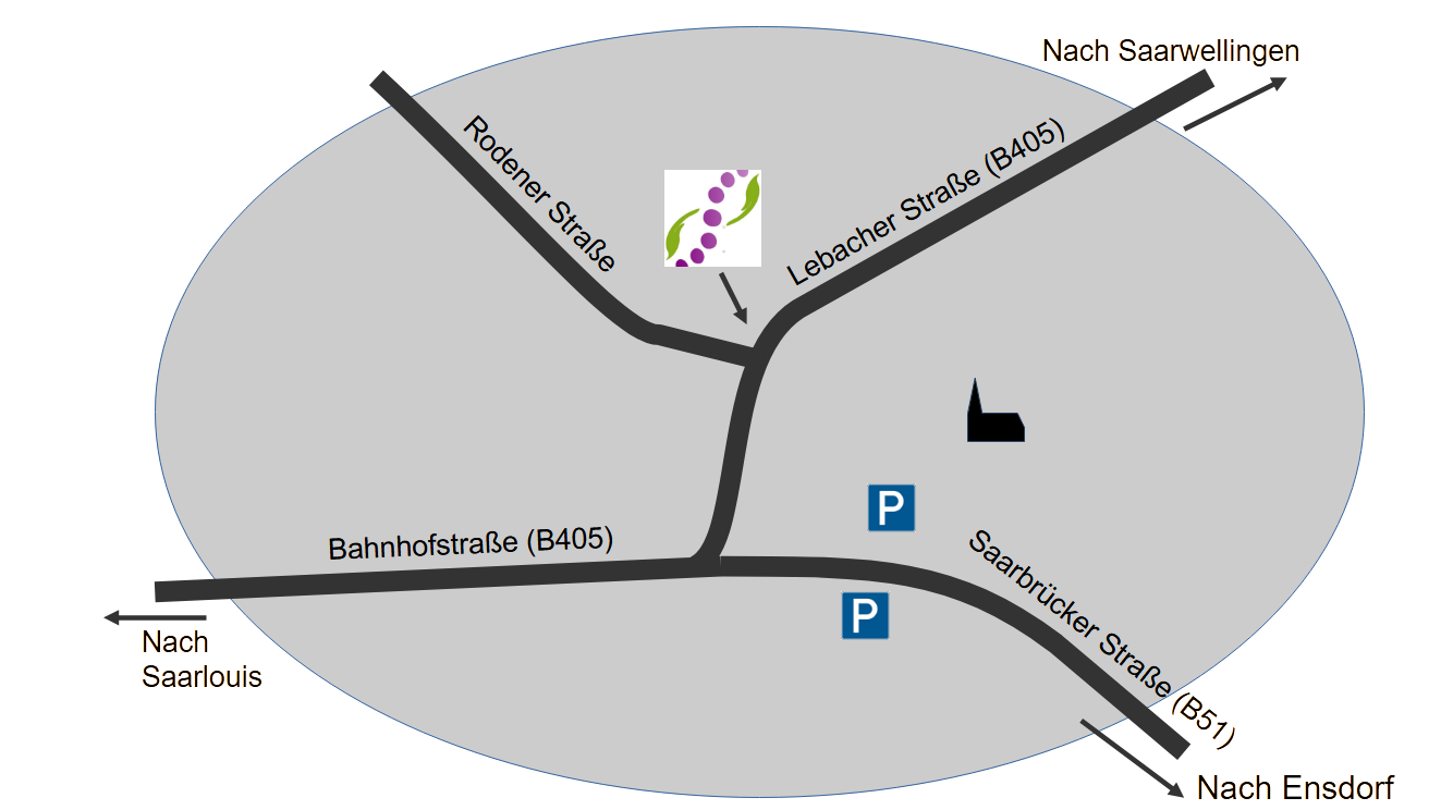 Anfahrtskizze